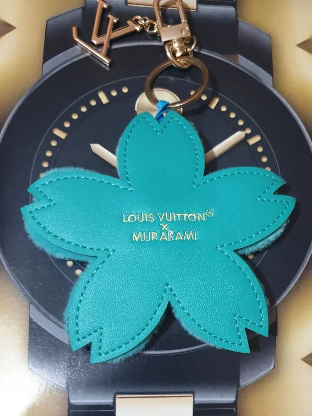 Fashion Flower Key Chain Keyring Unisex Handbag Backpack Luxury Charm Accessory